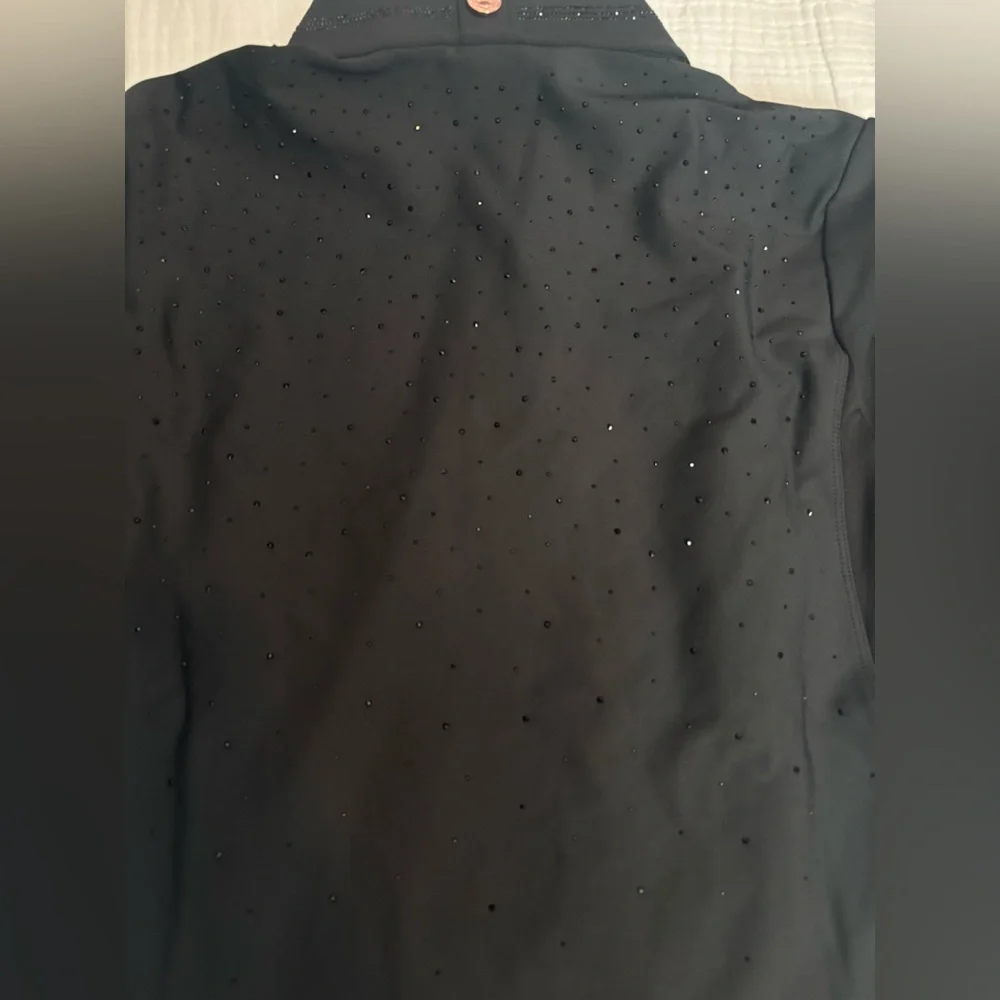 KYLIE - BASE LAYER LONG SLEEVE | BLACK CRYSTAL - ROSE GOLD - Picture 4 of 5